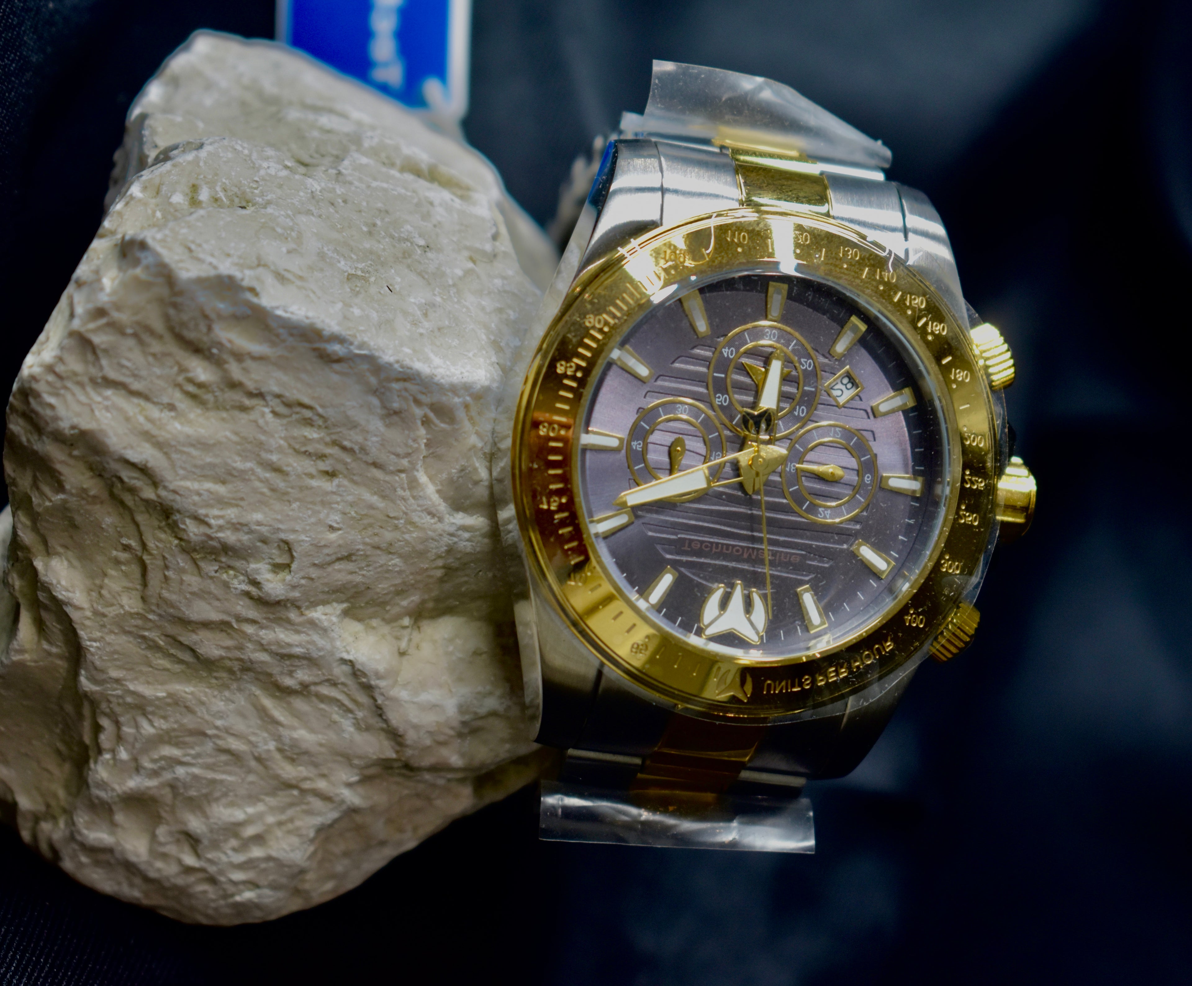 Technomarie Manta Grand 47mm Steel Gold