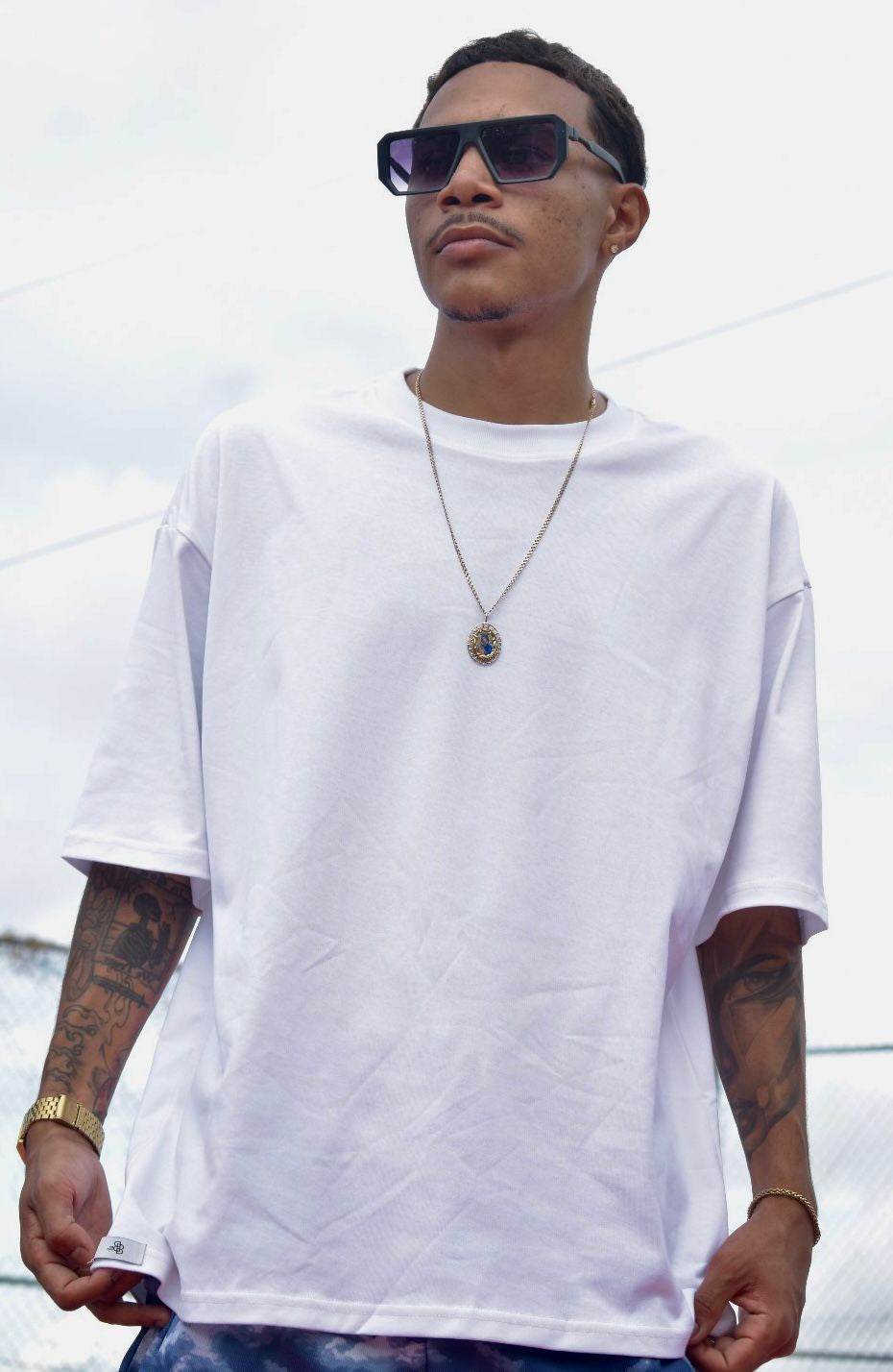 BotyBooss White T Oversize #1